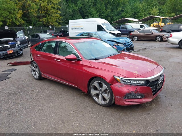 45907553 :رقم المزاد ، 1HGCV1F93JA011100 vin ، 2018 Honda Accord Touring مزاد بيع