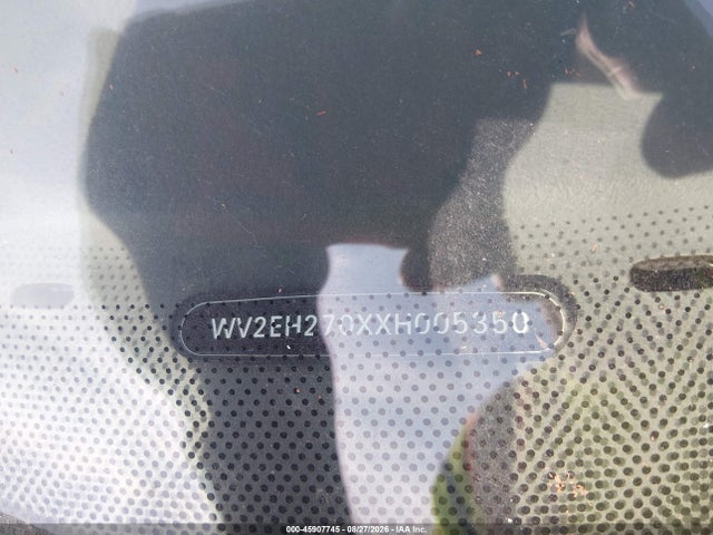 Продаж на аукціоні авто 1999 Volkswagen Eurovan Mv, vin: WV2EH270XXH005350, номер лоту: 45907745