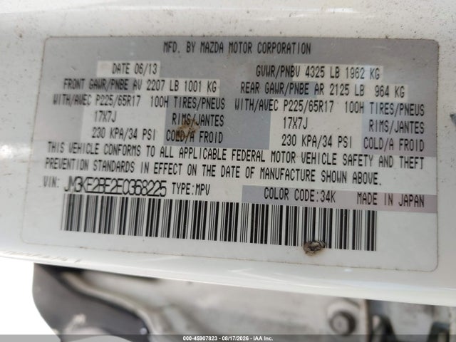 Mazda CX-5 SPORT 2014 JM3KE2BE2E0368225 Image 9