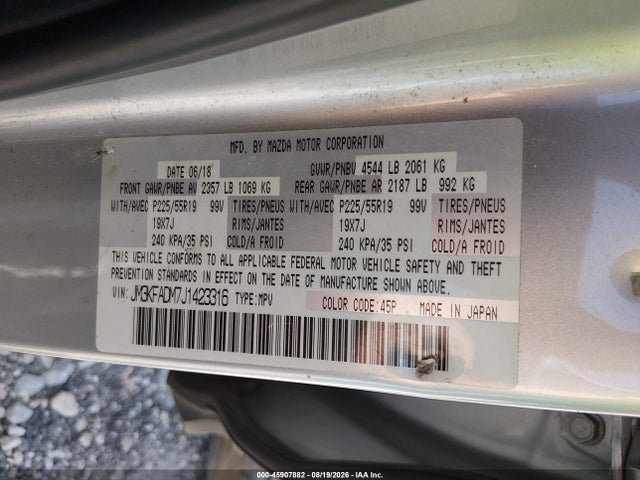 JM3KFADM7J1423316 Mazda Cx-5 Grand Touring