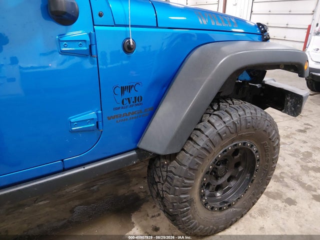 2016 Jeep Wrangler Unlimited Willys Wheeler მანქანა იყიდება აუქციონზე, vin: 1C4BJWDG8GL278105, აუქციონის ნომერი: 45907929