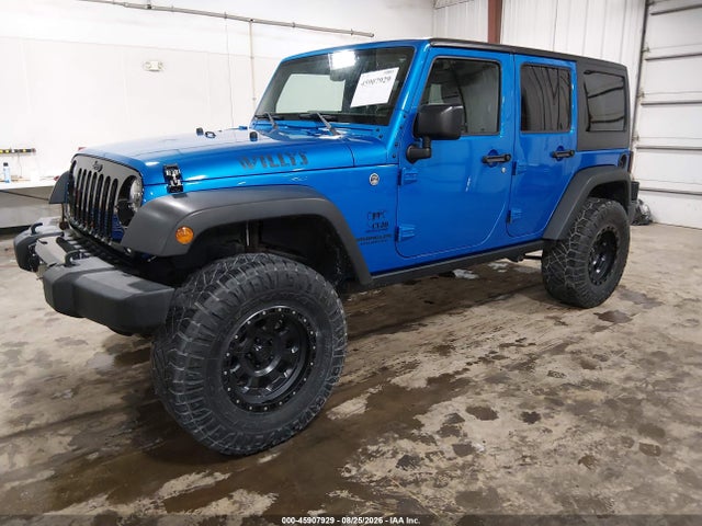 2016 Jeep Wrangler Unlimited Willys Wheeler მანქანა იყიდება აუქციონზე, vin: 1C4BJWDG8GL278105, აუქციონის ნომერი: 45907929