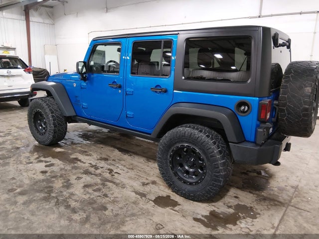 2016 Jeep Wrangler Unlimited Willys Wheeler მანქანა იყიდება აუქციონზე, vin: 1C4BJWDG8GL278105, აუქციონის ნომერი: 45907929