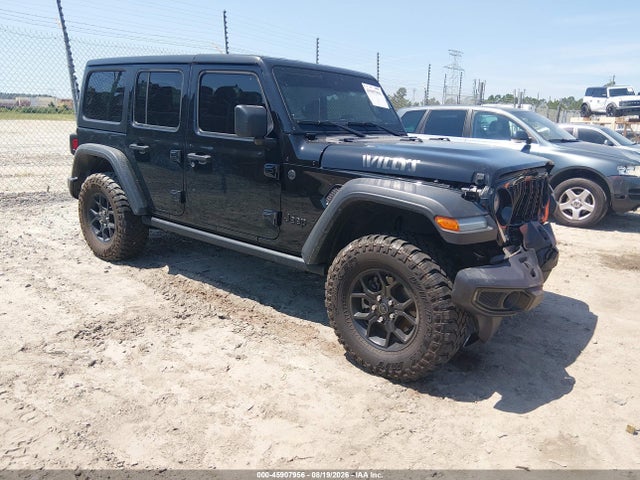 2024 Jeep Wrangler 4-door Willys 4x4 მანქანა იყიდება აუქციონზე, vin: 1C4PJXDG2RW356794, აუქციონის ნომერი: 45907956
