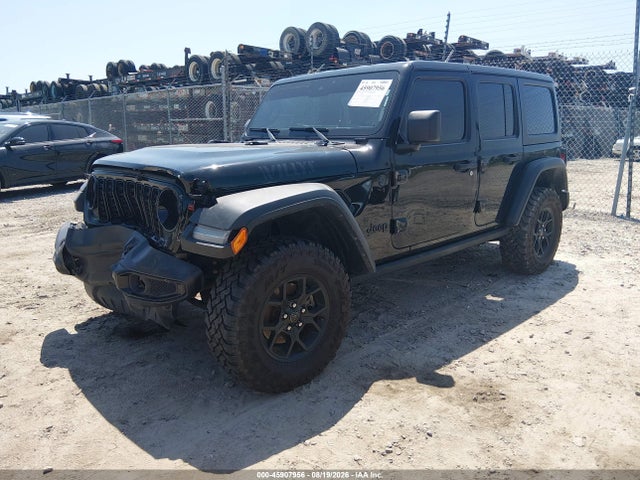2024 Jeep Wrangler 4-door Willys 4x4 მანქანა იყიდება აუქციონზე, vin: 1C4PJXDG2RW356794, აუქციონის ნომერი: 45907956