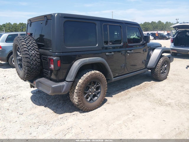 2024 Jeep Wrangler 4-door Willys 4x4 მანქანა იყიდება აუქციონზე, vin: 1C4PJXDG2RW356794, აუქციონის ნომერი: 45907956