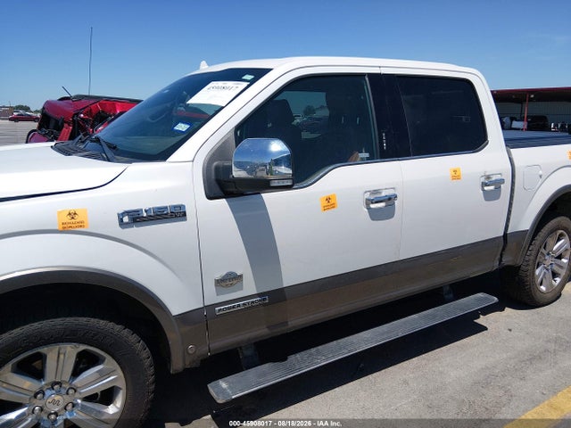 2018 Ford F-150 King Ranch მანქანა იყიდება აუქციონზე, vin: 1FTFW1E11JFD52261, აუქციონის ნომერი: 45908017