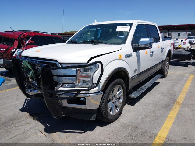 2018 Ford F-150 King Ranch მანქანა იყიდება აუქციონზე, vin: 1FTFW1E11JFD52261, აუქციონის ნომერი: 45908017