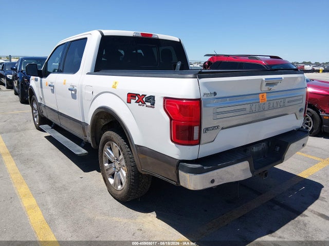 2018 Ford F-150 King Ranch მანქანა იყიდება აუქციონზე, vin: 1FTFW1E11JFD52261, აუქციონის ნომერი: 45908017