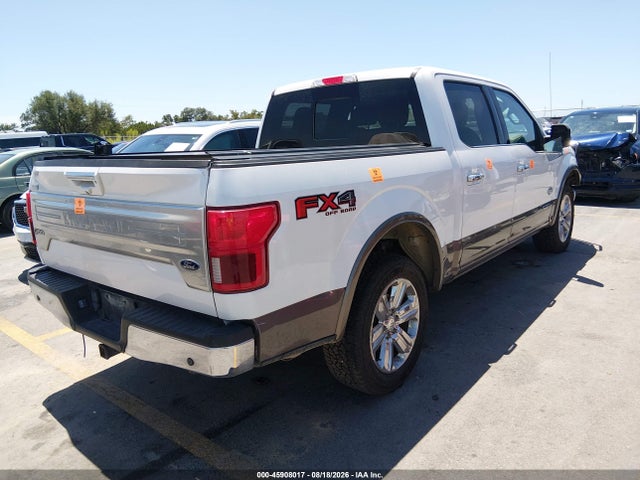 2018 Ford F-150 King Ranch მანქანა იყიდება აუქციონზე, vin: 1FTFW1E11JFD52261, აუქციონის ნომერი: 45908017