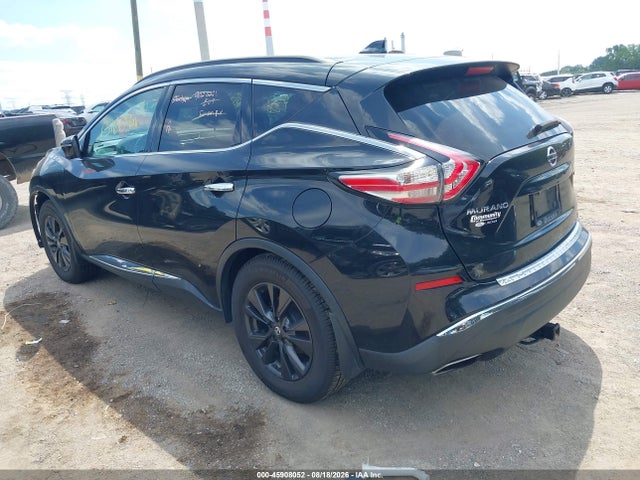 Продажа на аукционе авто 2018 Nissan Murano Sv, vin: 5N1AZ2MH3JN186770, номер лота: 45908052
