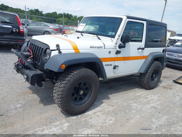 2018 Jeep Wrangler Jk Sport მანქანა იყიდება აუქციონზე, vin: 1C4AJWAG9JL903635, აუქციონის ნომერი: 45908079