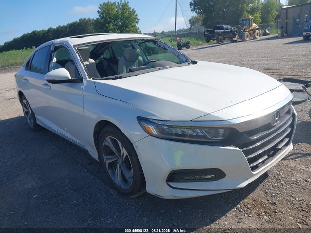 45908122 :رقم المزاد ، 1HGCV1F58JA217185 vin ، 2018 Honda Accord Ex-l مزاد بيع