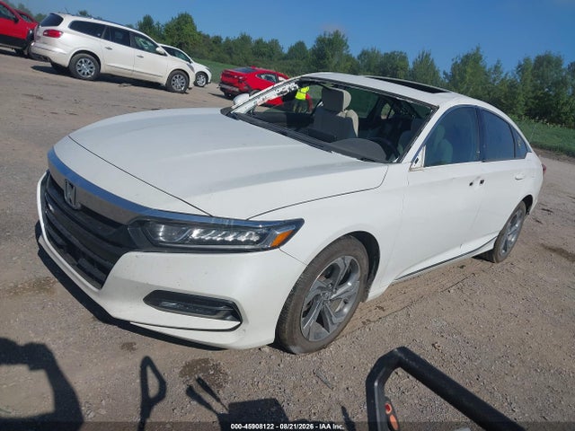 45908122 :رقم المزاد ، 1HGCV1F58JA217185 vin ، 2018 Honda Accord Ex-l مزاد بيع