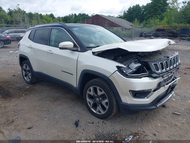 2018 Jeep Compass Limited 4x4 მანქანა იყიდება აუქციონზე, vin: 3C4NJDCB6JT306891, აუქციონის ნომერი: 45908140
