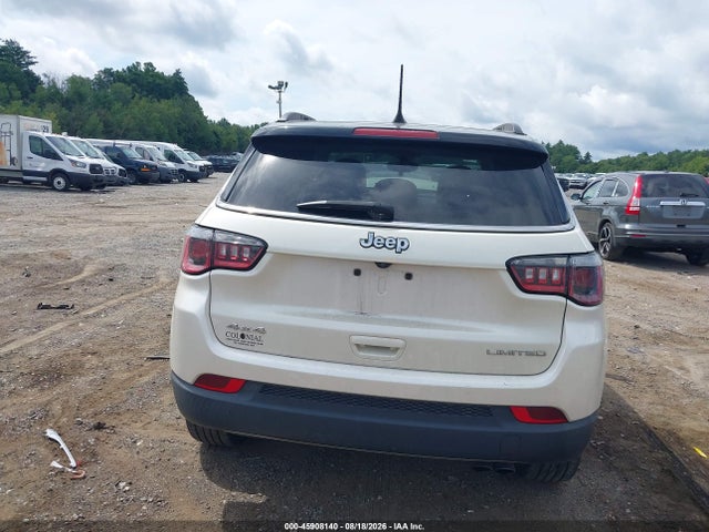 2018 Jeep Compass Limited 4x4 მანქანა იყიდება აუქციონზე, vin: 3C4NJDCB6JT306891, აუქციონის ნომერი: 45908140