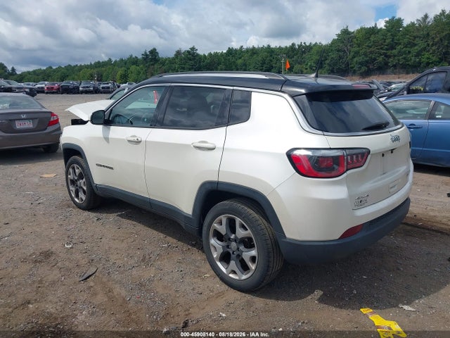 2018 Jeep Compass Limited 4x4 მანქანა იყიდება აუქციონზე, vin: 3C4NJDCB6JT306891, აუქციონის ნომერი: 45908140