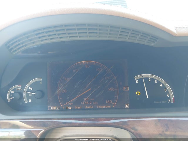 Aukcja sprzedaży 2007 Mercedes-benz S 550, vin: WDDNG71X27A129549, numer aukcji: 45908147