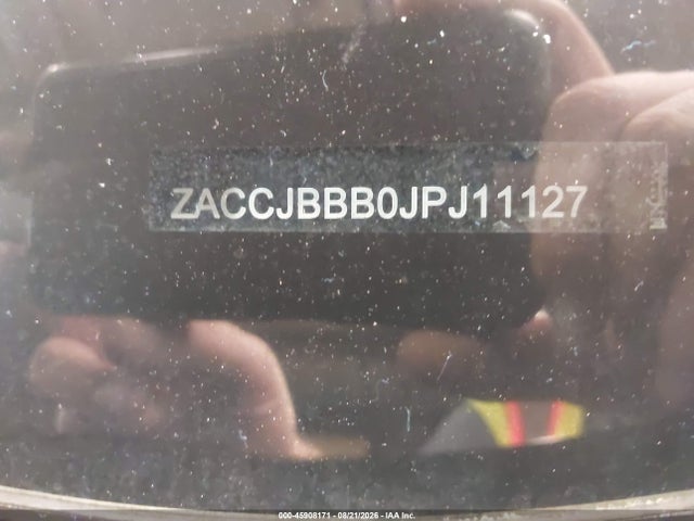 Aukcja sprzedaży 2018 Jeep Renegade Latitude 4x4, vin: ZACCJBBB0JPJ11127, numer aukcji: 45908171