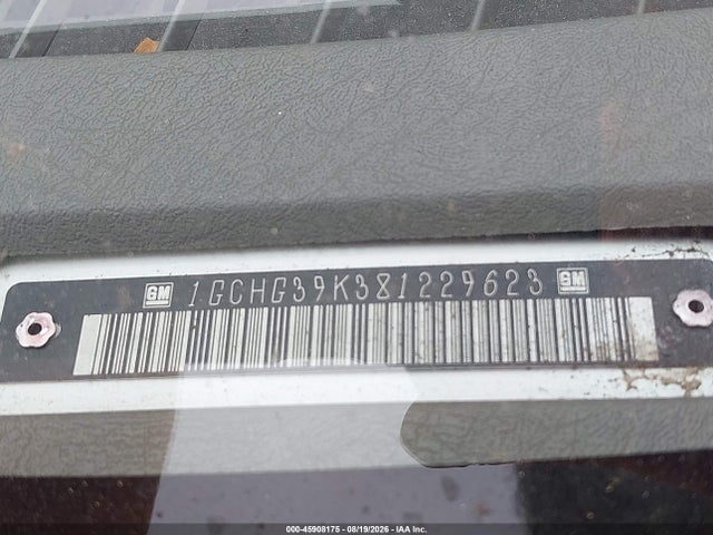 Продаж на аукціоні авто 2008 Chevrolet Express Cargo Van Work Van, vin: 1GCHG39K381229623, номер лоту: 45908175
