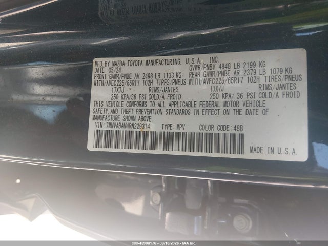 Продаж на аукціоні авто 2024 Mazda Cx-50 2.5 S Select, vin: 7MMVABAM4RN229314, номер лоту: 45908176