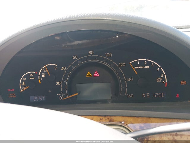 2002 Mercedes-benz S 55 Amg მანქანა იყიდება აუქციონზე, vin: WDBNG73JX2A237184, აუქციონის ნომერი: 45908185