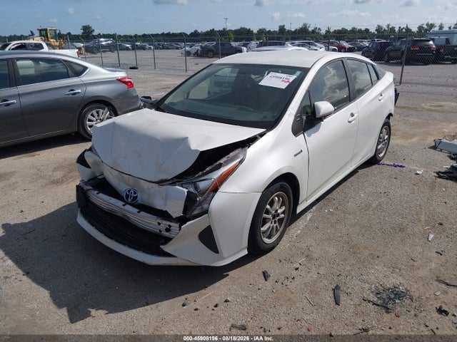45908196 :رقم المزاد ، JTDKBRFU2G3505354 vin ، 2016 Toyota Prius Two مزاد بيع