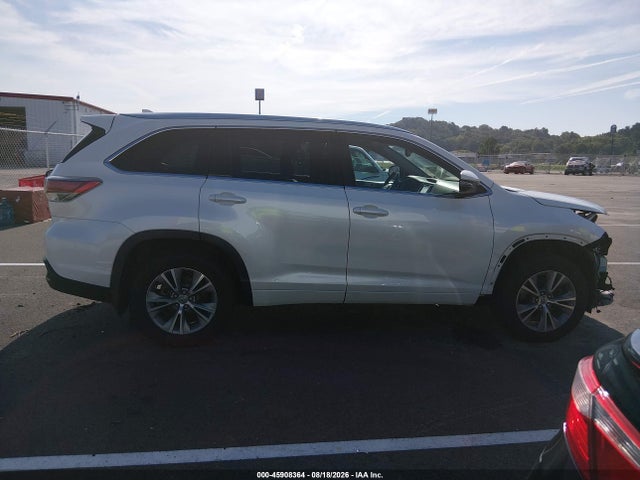 2014 Toyota Highlander Xle V6 მანქანა იყიდება აუქციონზე, vin: 5TDJKRFH6ES040569, აუქციონის ნომერი: 45908364