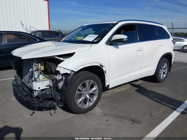 2014 Toyota Highlander Xle V6 მანქანა იყიდება აუქციონზე, vin: 5TDJKRFH6ES040569, აუქციონის ნომერი: 45908364