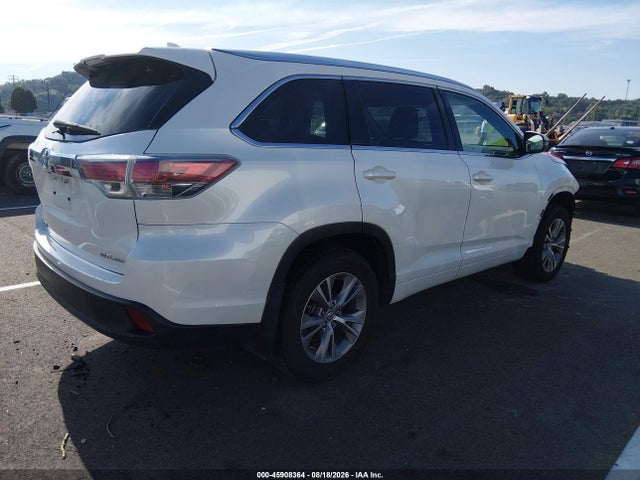 2014 Toyota Highlander Xle V6 მანქანა იყიდება აუქციონზე, vin: 5TDJKRFH6ES040569, აუქციონის ნომერი: 45908364
