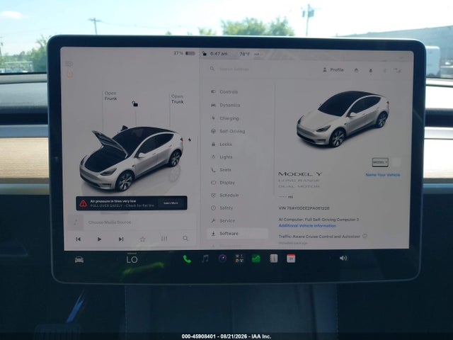 7SAYGDEE2PA061226 Tesla Model Y Awd/long Range Dual Motor All-wheel Drive
