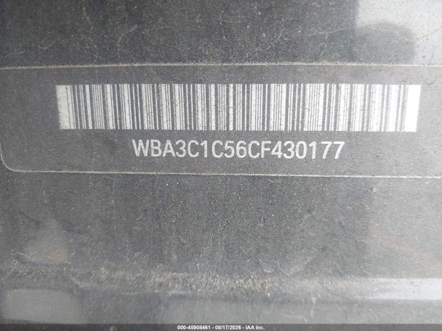 45908461 :رقم المزاد ، WBA3C1C56CF430177 vin ، 2012 Bmw 328i مزاد بيع