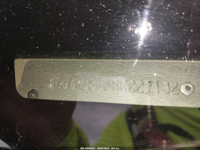 45908522 :رقم المزاد ، 3FAHP08138R227132 vin ، 2008 Ford Fusion Sel مزاد بيع