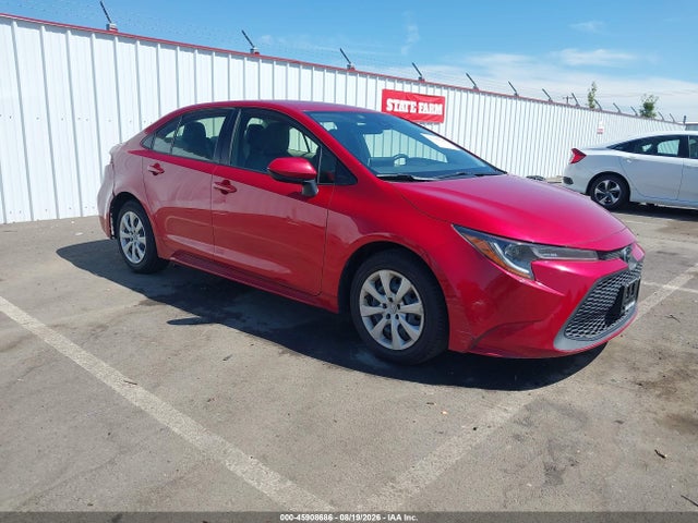 45908686 :رقم المزاد ، JTDEPMAE1MJ186280 vin ، 2021 Toyota Corolla Le مزاد بيع