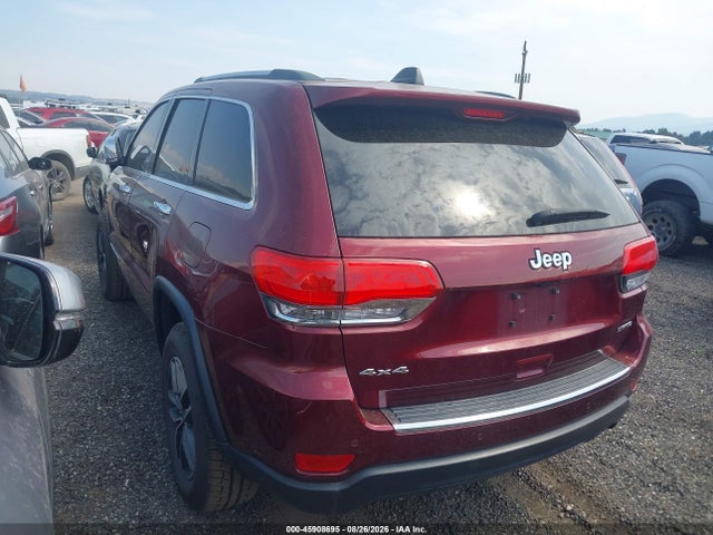 45908695 :رقم المزاد ، 1C4RJFBGXKC818175 vin ، 2019 Jeep Grand Cherokee Limited 4x4 مزاد بيع