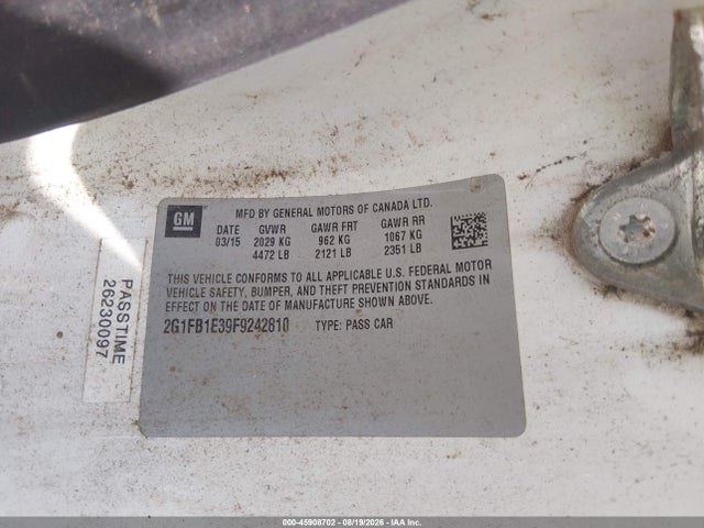 Продаж на аукціоні авто 2015 Chevrolet Camaro 2ls, vin: 2G1FB1E39F9242810, номер лоту: 45908702
