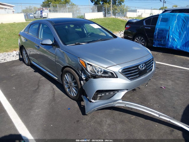 2015 Hyundai Sonata Limited მანქანა იყიდება აუქციონზე, vin: 5NPE34AF2FH080923, აუქციონის ნომერი: 45908767