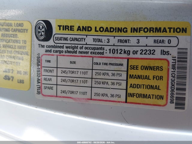 1FTMF1CF3GKD66698 Ford F-150 Xl