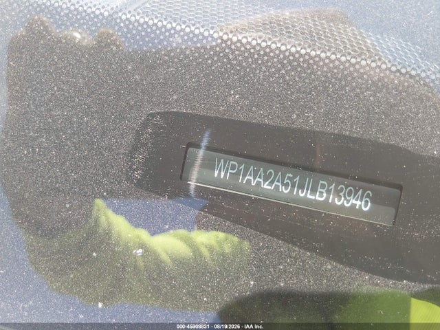 45908831 :رقم المزاد ، WP1AA2A51JLB13946 vin ، 2018 Porsche Macan مزاد بيع