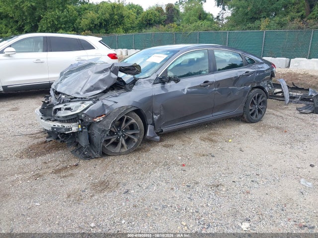 45908855 :رقم المزاد ، 2HGFC2F84KH601714 vin ، 2019 Honda Civic Sport مزاد بيع