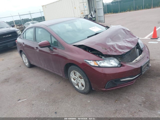 Aukcja sprzedaży 2014 Honda Civic Lx, vin: 2HGFB2F58EH510829, numer aukcji: 45908864