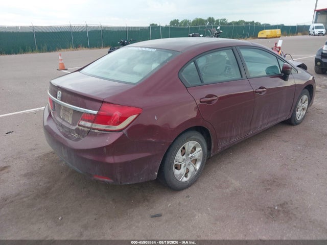 Aukcja sprzedaży 2014 Honda Civic Lx, vin: 2HGFB2F58EH510829, numer aukcji: 45908864