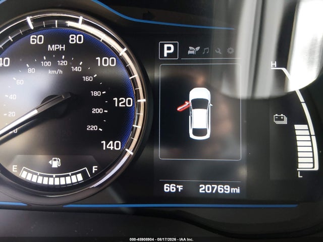 KMHC65LC8KU107092 Hyundai Ioniq Hybrid Blue