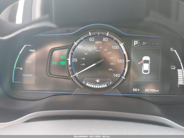 KMHC65LC8KU107092 Hyundai Ioniq Hybrid Blue