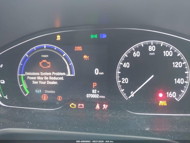 45908963 :رقم المزاد ، 1HGCV3F59NA024593 vin ، 2022 Honda Accord Hybrid Ex-l مزاد بيع