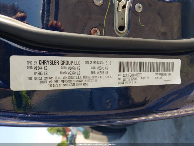 2013 Dodge Dart Sxt მანქანა იყიდება აუქციონზე, vin: 1C3CDFBA8DD336833, აუქციონის ნომერი: 45909055