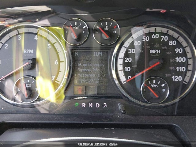 45909140 :رقم المزاد ، 1D3HB18P19S767580 vin ، 2009 Dodge Ram 1500 Slt/sport/trx مزاد بيع