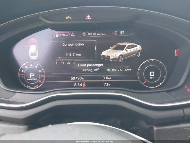 Aukcja sprzedaży 2019 Audi A5 45 Premium, vin: WAUENCF58KA071825, numer aukcji: 45909347