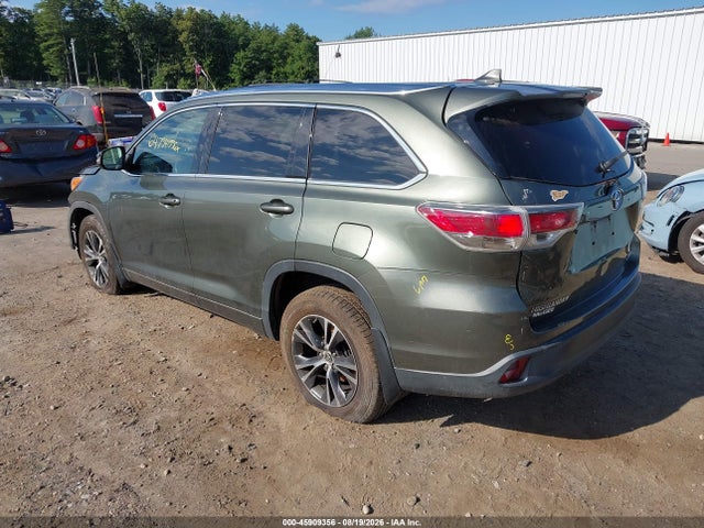 Toyota Highlander Xle V6 2016 5TDJKRFH9GS256385 Image 3