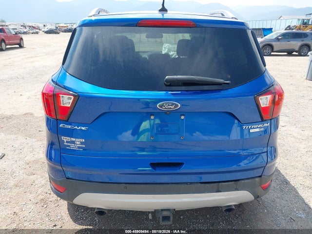 2019 Ford Escape Titanium მანქანა იყიდება აუქციონზე, vin: 1FMCU9J9XKUC55927, აუქციონის ნომერი: 45909494